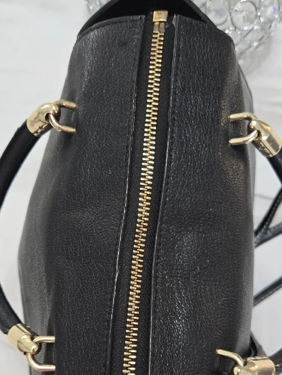 kate spade Black Leather Satchel with Gold Hardware and Tassel - Picture 10 of 10